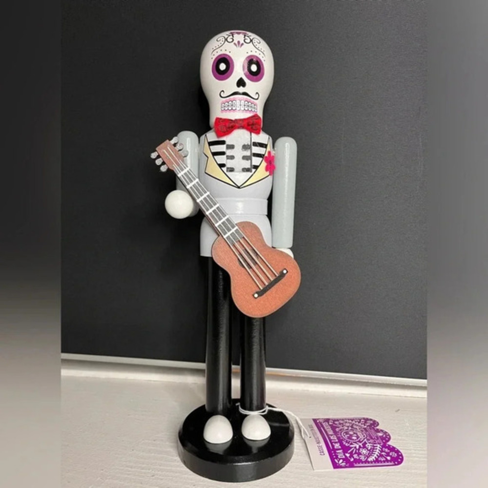 Day of the Dead Mariachi Nutcracker Día de los Muertos 14" NWT